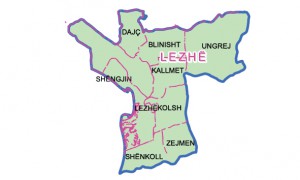 Harta e re territoriale e bashkisë Lezhë