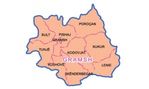 Harta e re territoriale e bashkisë Gramsh