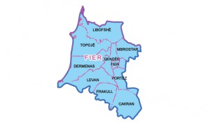 Harta e re territorirale e bashkisë Fier
