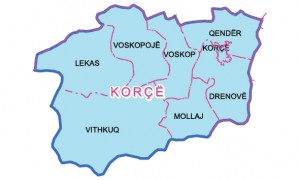 Harta e re territoriale e bashkisë Korçë