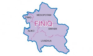 Harta e re territoriale e bashkisë Finiq