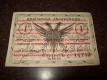 Kartëmonedha 1 frang emetim i vitit 1917. Foto kortezi: Banka e Shqipërisë